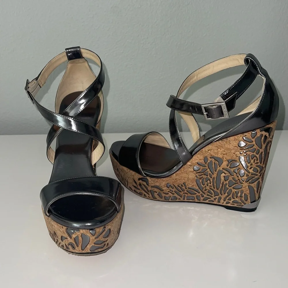 Jimmy Choo wedge sandals - Picture 1 of 11